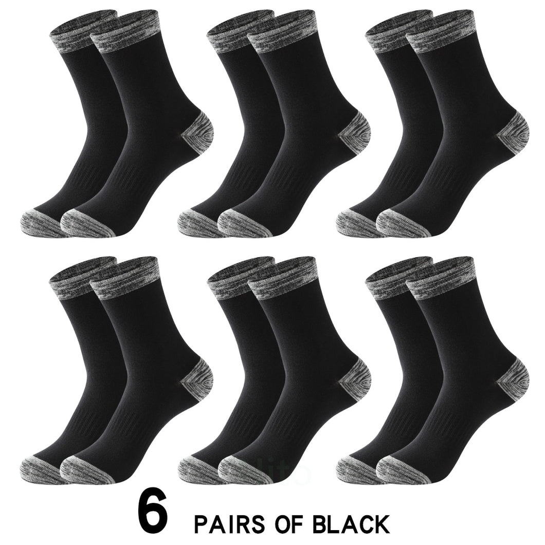 6 Pair Cotton Socks