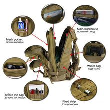 Load image into Gallery viewer, 3P Military Tactical Backpack

